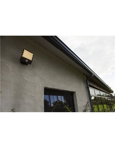 Aplique LED con sensor de movimiento y cabezal que gira 90º ATLANTIS, 14W 2260Lm, 3000K/4000K, grande