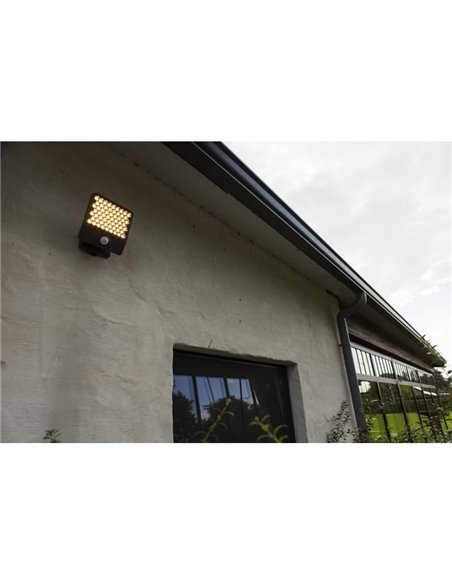 Aplique LED con sensor de movimiento y cabezal que gira 90º ATLANTIS, 14W 2260Lm, 3000K/4000K, grande