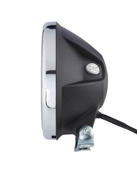 Lateral Faro Auxiliar HELLA Rallye 3003 Celis Posición LED Redondo | H1 12/24V | Negro y Cromo 9 Pulgadas