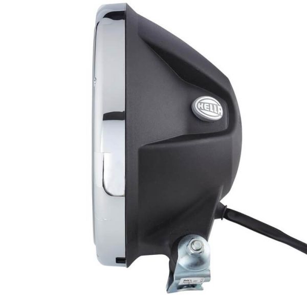 Lateral Faro Auxiliar HELLA Rallye 3003 Celis Posición LED Redondo | H1 12/24V | Negro y Cromo 9 Pulgadas