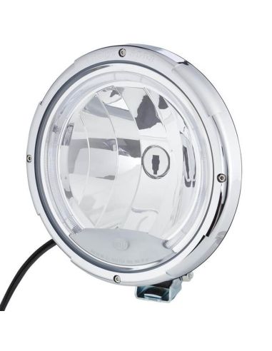 Faro Auxiliar HELLA Rallye 3003 Celis Posición LED Redondo | H1 12/24V | Negro y Cromo 9 Pulgadas
