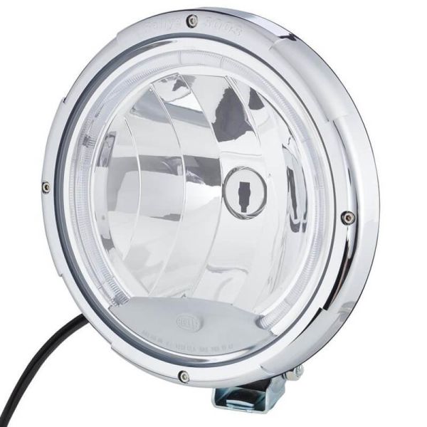 Faro Auxiliar HELLA Rallye 3003 Celis Posición LED Redondo | H1 12/24V | Negro y Cromo 9 Pulgadas