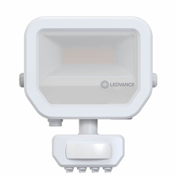 Projecteur LED extérieur avec détecteur de mouvement blanc 8 W 1200 lm IP65 FL 10 SN P 8 W 1 K 2 lm SY100 WT