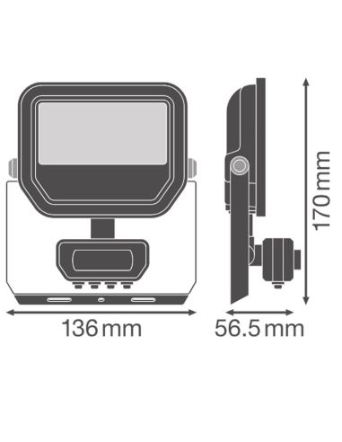 Projecteur LED extérieur avec...