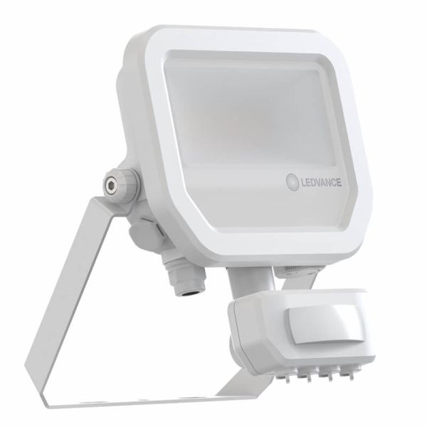 Proyector LED Exterior con Sensor de Movimiento Blanco 8W 1200 lm IP65 FL 10 SN P 8W 1K2LM SY100 WT