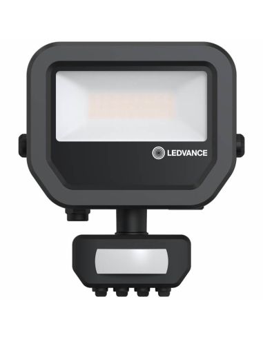 Projecteur LED extérieur noir avec...
