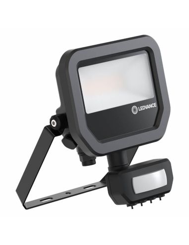Projecteur LED extérieur noir avec...
