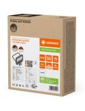 Projecteur LED extérieur noir avec détecteur de mouvement 17W 2400 lm IP65 FL 20 SN P 17W 2K4LM SY100 BK 4000K