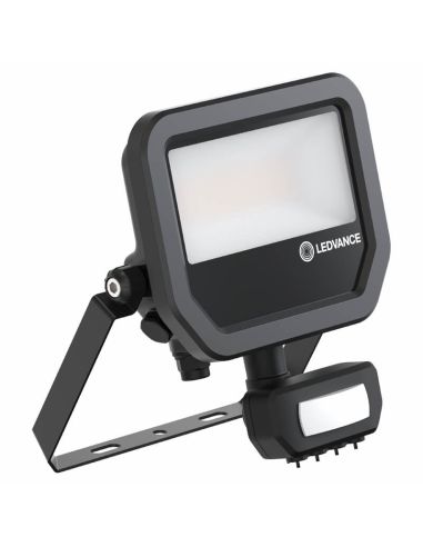 Proyector LED Exterior negro con Sensor de Movimiento 17W 2400 lm IP65 FL 20 SN P 17W 2K4LM SY100 BK