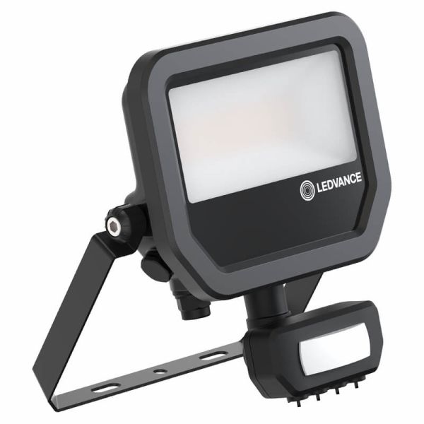 Proyector LED Exterior negro con Sensor de Movimiento 17W 2400 lm IP65 FL 20 SN P 17W 2K4LM SY100 BK