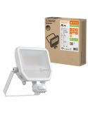 Proyector LED Exterior blanco con Sensor de presencia 41W 6000 lm IP65 FL 50 SN P 41W 6KLM SY100 BK LedVance