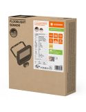 Holofote LED branco para exterior com sensor de presença 41W 6000 lm IP65 FL 50 SN P 41W 6KLM SY100 BK