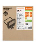 Projecteur LED extérieur noir avec détecteur de présence 41W 6000 lm IP65 FL 50 SN P 41W 6KLM SY100 BK 3000K