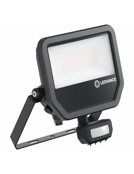 Projecteur LED extérieur noir avec détecteur de présence 41W 6000 lm IP65 FL 50 SN P 41W 6KLM SY100 BK