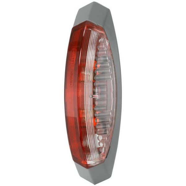 Luz de Galibo gris oscura con luz Blanca y Roja con Bombilla C5W - de caravana Hymer, Knaus, Fendt 2XS 008 479-011