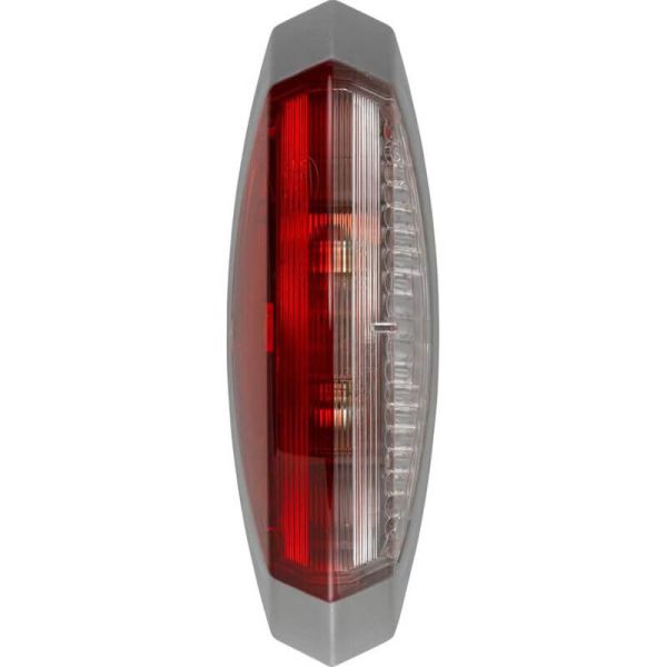 Luz de Galibo gris oscura con luz Blanca y Roja con Bombilla C5W - de caravana Hymer, Knaus, Fendt 2XS 008 479-011