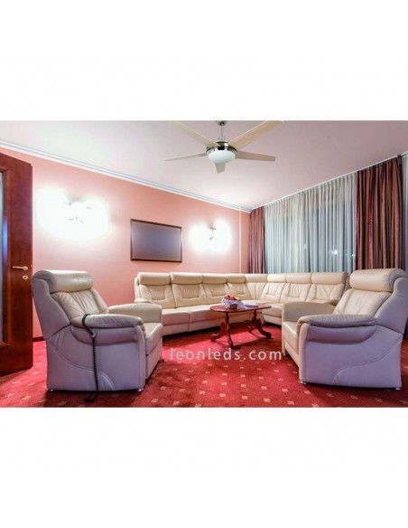 Ventilador de techo Vento con Luz LED de Exo Lighting | LeonLeds.com