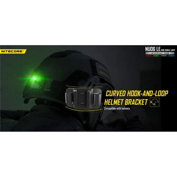 NU06 LE 4 couleurs lampe de signalisation tactique USB-C magnétique rechargeable