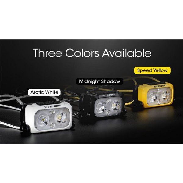 Linterna de cabeza NU21 batería recargable USB-C 360lm alcance 58 metros IP66