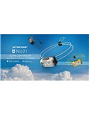 Linterna de cabeza NU21 batería recargable USB-C 360lm alcance 58 metros IP66