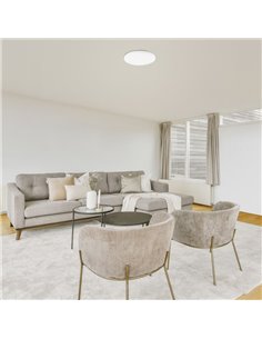 Plafón de techo LED 24W ZERO CCT 3000K-4000K-5000K, 2040Lm 2