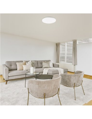 Plafón de techo LED 32W ZERO CCT 3000K-4000K-5000K, 2720Lm