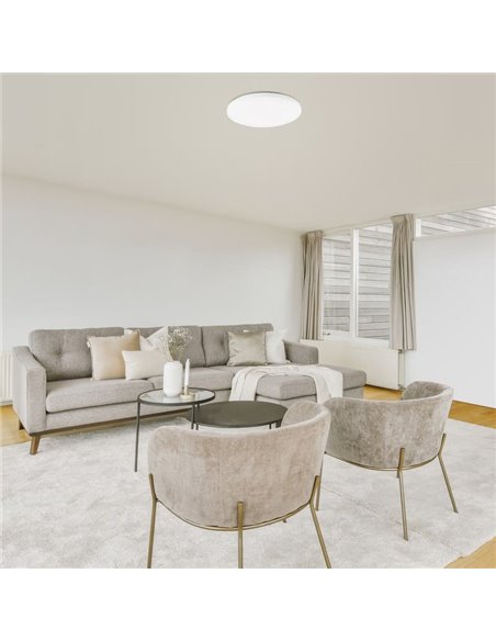 Plafón de techo LED 32W ZERO CCT 3000K-4000K-5000K, 2720Lm