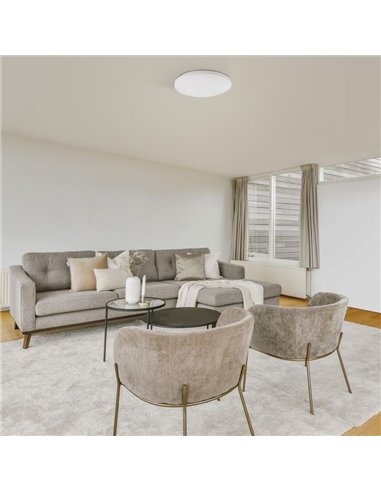 Plafón de techo LED 32W ZERO CCT 3000K-4000K-5000K, 2720Lm