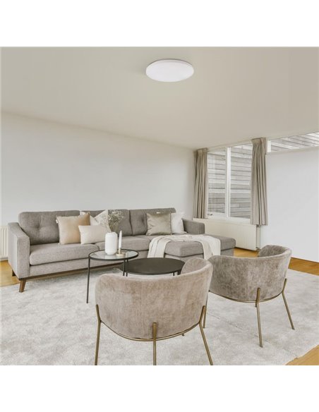 Plafón de techo LED 32W ZERO CCT 3000K-4000K-5000K, 2720Lm