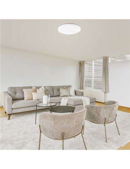 Plafón de techo LED 48W ZERO CCT 3000K-4000K-5000K, 4600Lm