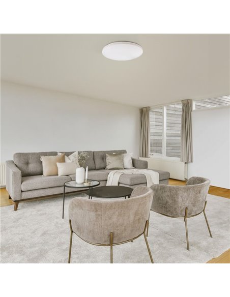 Plafón de techo LED 48W ZERO CCT 3000K-4000K-5000K, 4600Lm