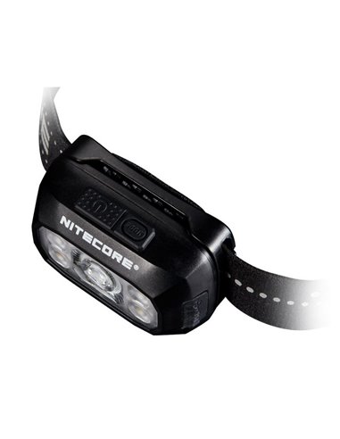 Linterna frontal batería recargable LED NU30 500Lm 130 metros de alcance USB-C IP66