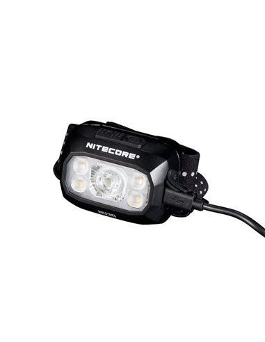 Farol de bateria recarregável LED NU30 500Lm alcance de 130 metros USB-C IP66