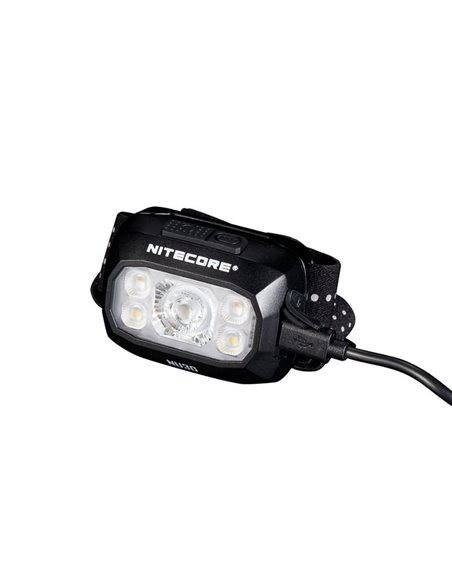 Lampe frontale LED à batterie rechargeable NU30 500Lm portée 130 mètres USB-C IP66