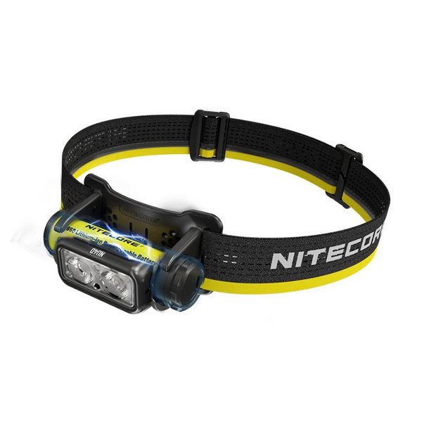 Lampe frontale LED NU40 1000Lm batterie rechargeable 2 600 mAh USB-C IP68