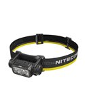 Linterna frontal NU40 LED 1000Lm batería recargable 2.600 mAh USB-C IP68