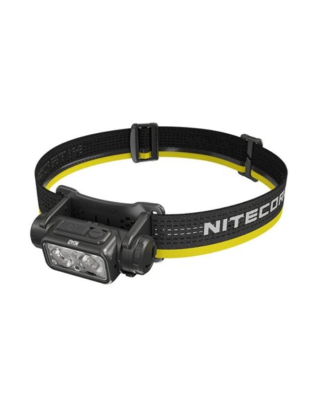 Linterna frontal NU40 LED 1000Lm batería recargable 2.600 mAh USB-C IP68