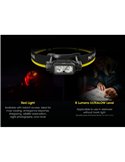 Linterna frontal NU40 LED 1000Lm batería recargable 2.600 mAh USB-C IP68