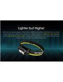 Linterna frontal NU40 LED 1000Lm batería recargable 2.600 mAh USB-C IP68
