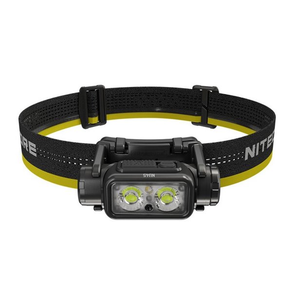 Linterna frontal potente NU45 1700Lm gran alcance 172 metros batería 4.000 mAh IP68 y sumergible