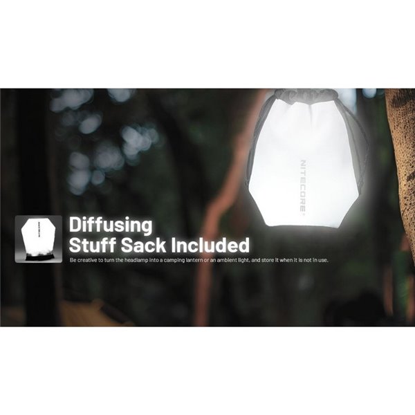 Linterna frontal potente NU45 1700Lm gran alcance 172 metros batería 4.000 mAh IP68 y sumergible