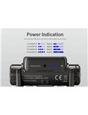 Linterna frontal potente NU45 1700Lm gran alcance 172 metros batería 4.000 mAh IP68 y sumergible