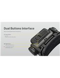Linterna frontal potente NU45 1700Lm gran alcance 172 metros batería 4.000 mAh IP68 y sumergible