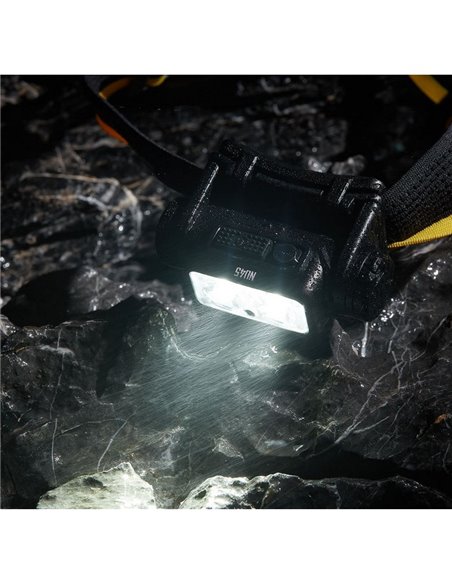 Lampe frontale puissante NU45 1700Lm longue portée 172 mètres batterie 4 000 mAh IP68 et submersible