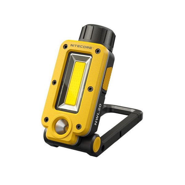 Lampe de travail multifonction NWL20, 600Lm, portée de 93 mètres, batterie 21700 IPX5