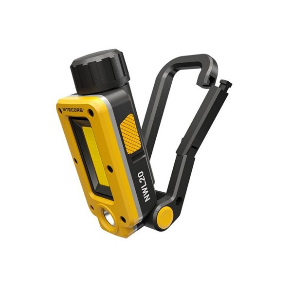 Lanterna de trabalho multifuncional NWL20 600Lm 93 metros de alcance 21700 bateria IPX5