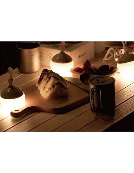 BUBBLE Lampe de poche LED portable Style boule Spécial Camping IPx4 Magnétique 100Lm