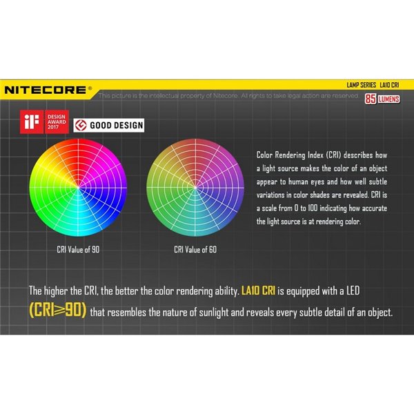 Lampe de poche LED sur bâton LA10, couvercle arrière magnétique 135Lm, portée de 10 mètres IPX6