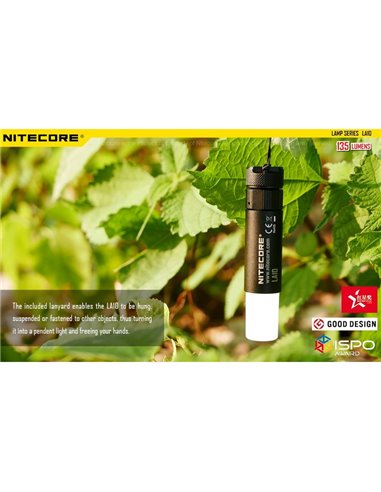 Linterna de mano LED en Stick LA10 Tapa Trasera Magnética 135Lm 10 metros Alcance IPX6