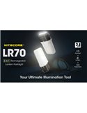 Linterna de Mano LED LR70 Muy Potente 3000Lm 300m Alcance Batería 10,000mAh IP67